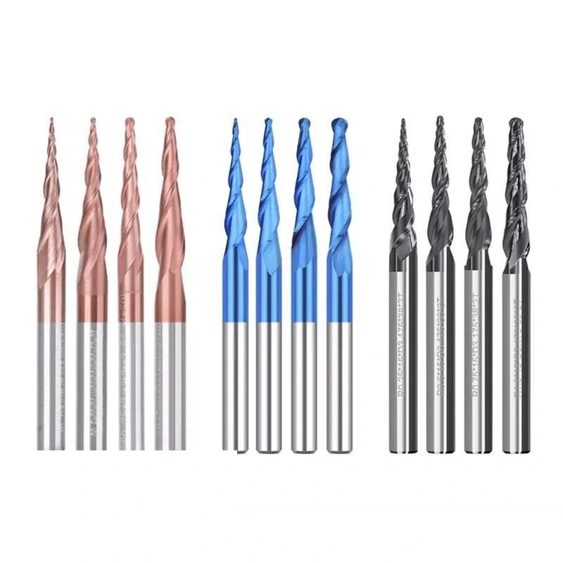 Ball-Nose Engraving Set R0.5-2.0 (7-Piece)