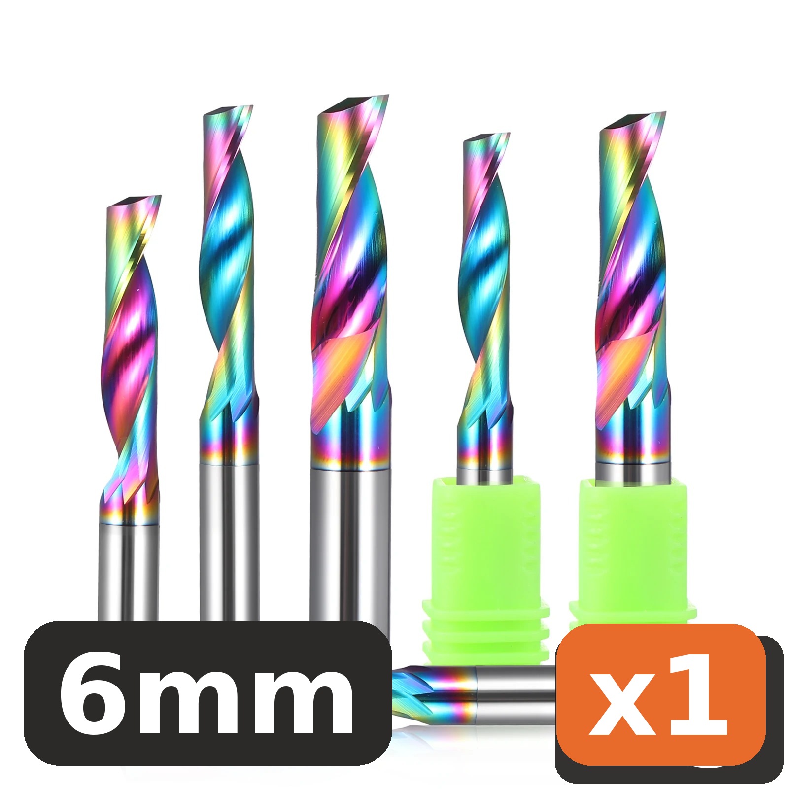 Spiral Upcut 6mm — single bit